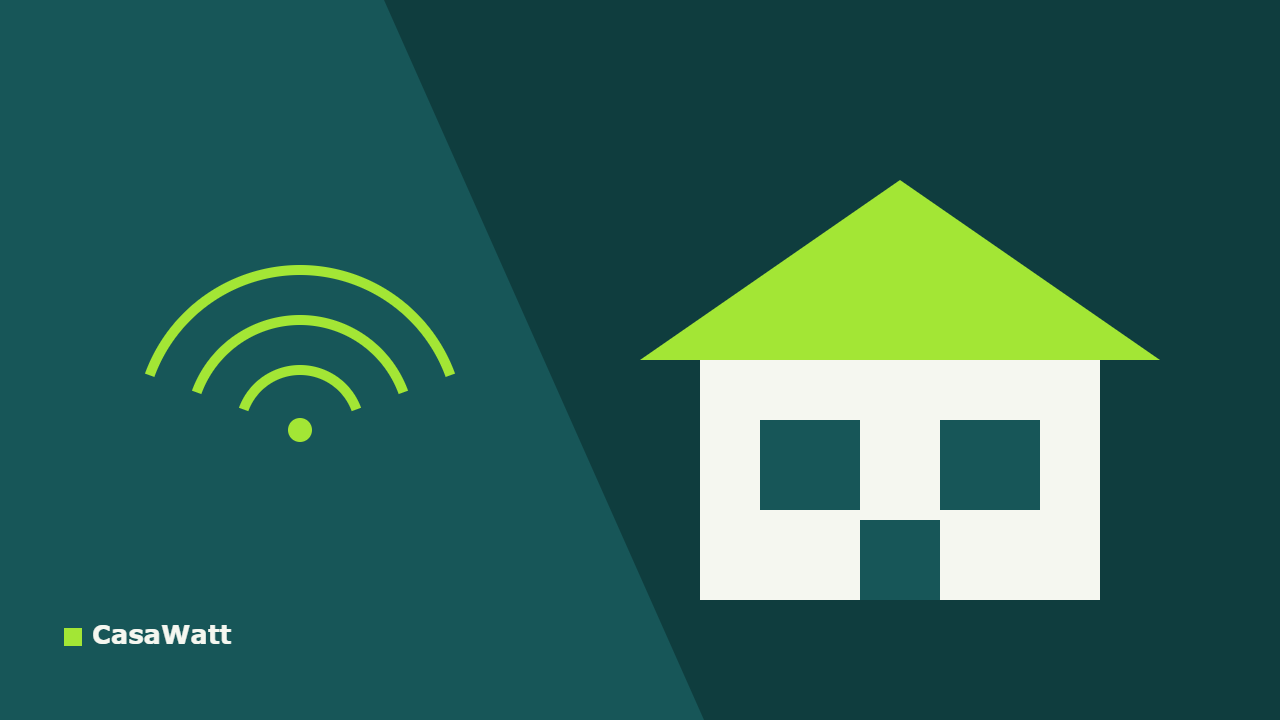 Casa inteligente — ilustração CasaWatt