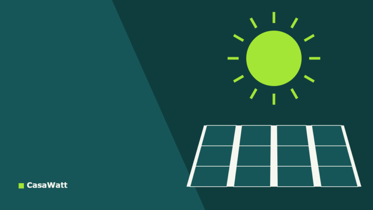 Energia solar — ilustração CasaWatt